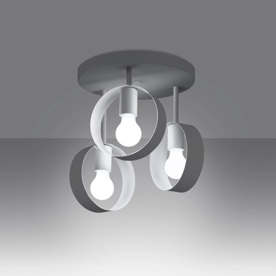Plafon TITRAN 3 biały SL.1136 SOLLUX LIGHTING