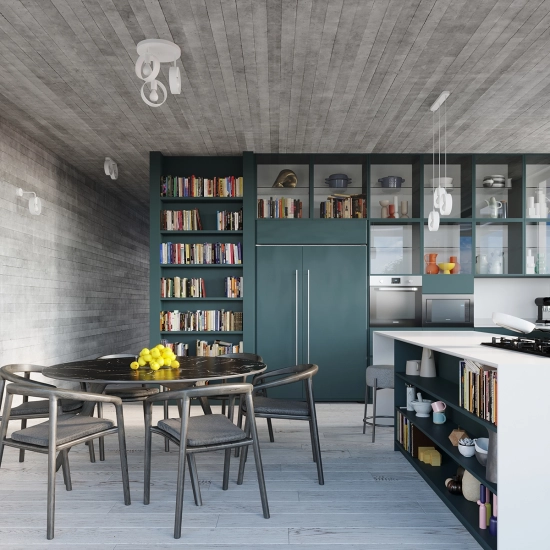 Lampa wisząca TITRAN 1 biała SL.1137 SOLLUX LIGHTING