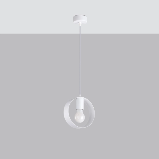 Lampa wisząca TITRAN 1 biała SL.1137 SOLLUX LIGHTING
