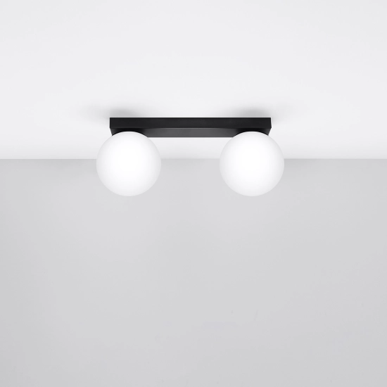 Plafon YOLI 2 czarny SL.1152 SOLLUX LIGHTING