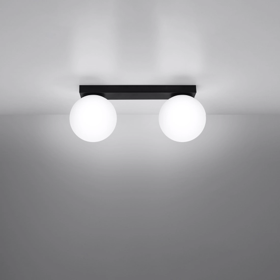 Plafon YOLI 2 czarny SL.1152 SOLLUX LIGHTING
