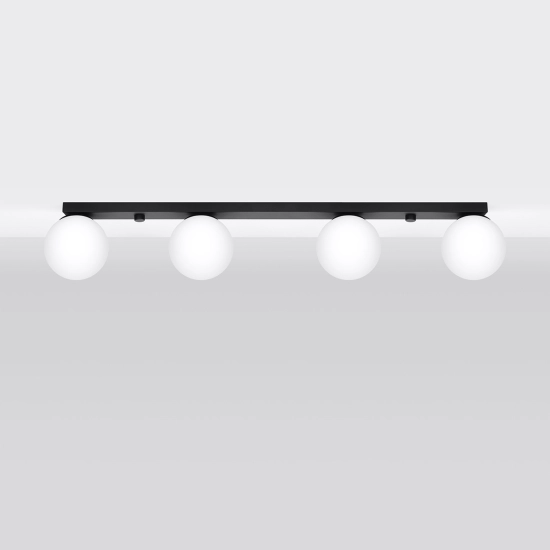 Plafon YOLI 4 czarny SL.1154 SOLLUX LIGHTING