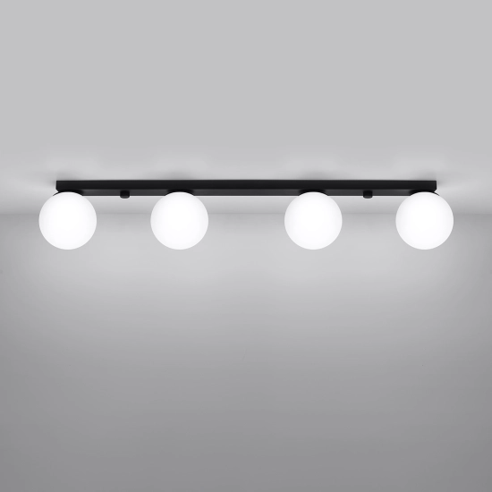 Plafon YOLI 4 czarny SL.1154 SOLLUX LIGHTING