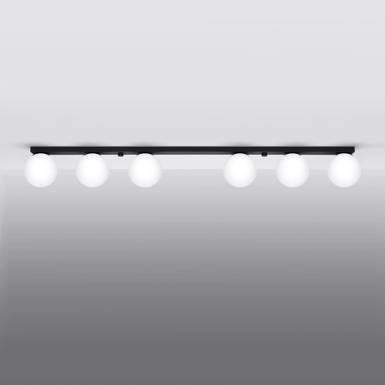 Plafon YOLI 6 czarny SL.1155 SOLLUX LIGHTING