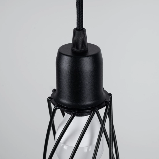 Lampa wisząca SUBA 1 czarna SL.1165 SOLLUX LIGHTING