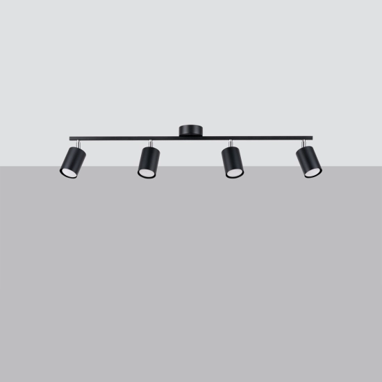 Plafon LEMMI 4L czarny SL.1168 SOLLUX LIGHTING