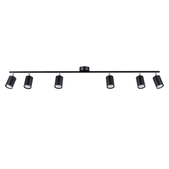 Plafon LEMMI 6L czarny SL.1169 SOLLUX LIGHTING