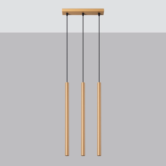 Lampa wisząca PASTELO 3L złota SL.1171 SOLLUX LIGHTING