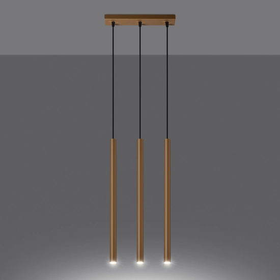 Lampa wisząca PASTELO 3L złota SL.1171 SOLLUX LIGHTING