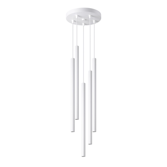 Lampa wisząca PASTELO 5P biała SL.1175 SOLLUX LIGHTING