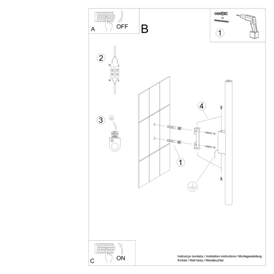 Kinkiet PASTELO 2 biały SL.1177 SOLLUX LIGHTING