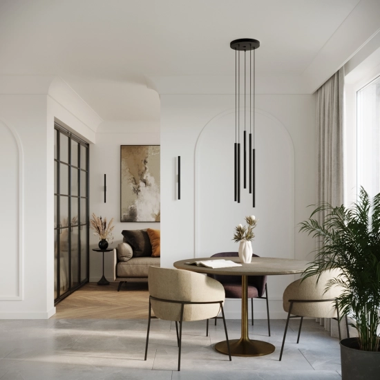 Kinkiet PASTELO 2 czarny SL.1178 SOLLUX LIGHTING