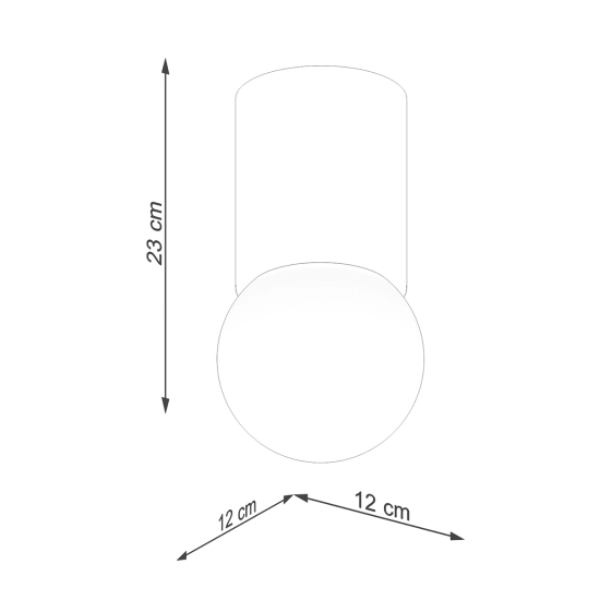 Plafon BOOMO 12 SL.1191 SOLLUX LIGHTING