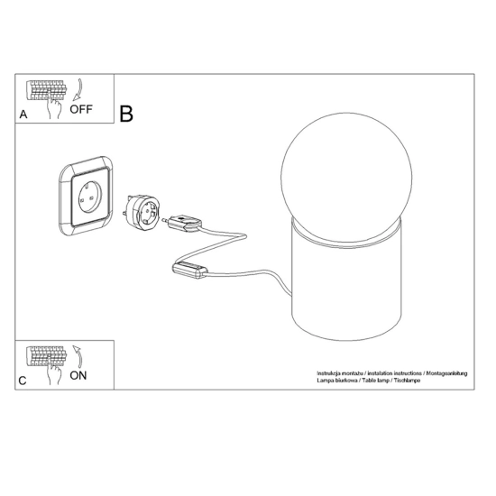 Lampka biurkowa BOOMO SL.1193 SOLLUX LIGHTING