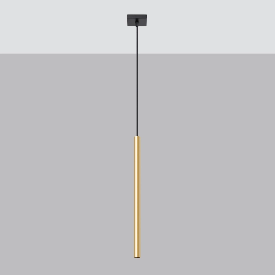 Lampa Wisząca PASTELO 1 złoty połysk SL.1195 SOLLUX LIGHTING