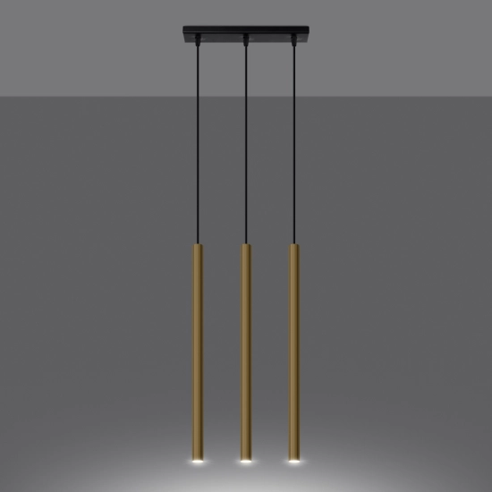 Lampa Wisząca PASTELO 3L złoty połysk SL.1196 SOLLUX LIGHTING