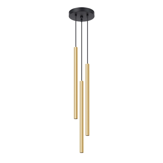 Lampa Wisząca PASTELO 3P złoty połysk SL.1197 SOLLUX LIGHTING