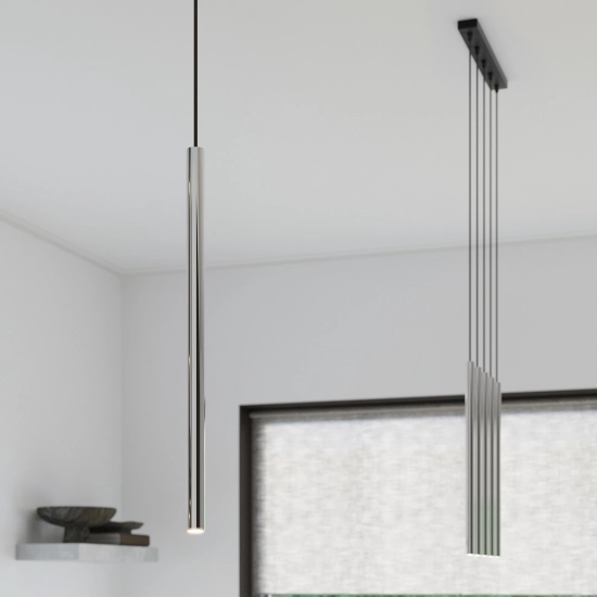 Lampa Wisząca PASTELO 1 chrom SL.1199 SOLLUX LIGHTING