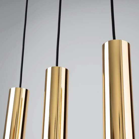 Lampa Wisząca LAGOS 3 złoty połysk SL.1201 SOLLUX LIGHTING