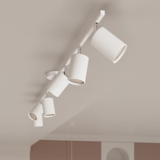 Żyrandol LEMMI 6 biały SL.1206 SOLLUX LIGHTING