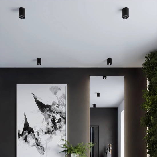 Plafon ZOE czarny LED SL.1210 SOLLUX LIGHTING