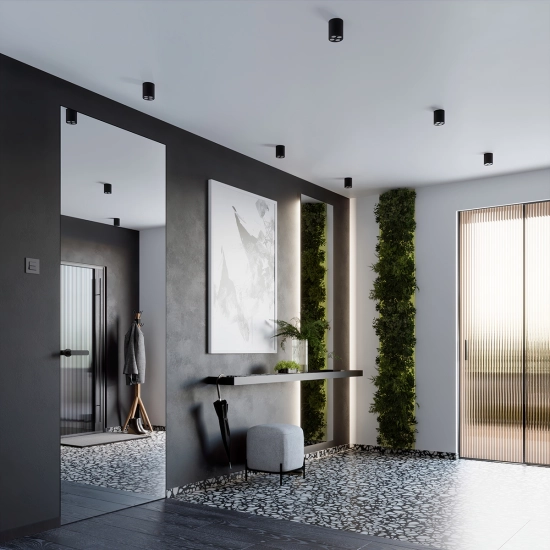Plafon ZOE czarny LED SL.1210 SOLLUX LIGHTING