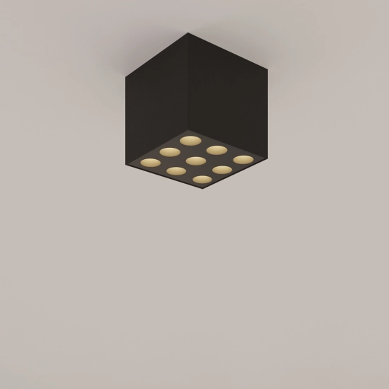 Plafon OZZY czarny LED SL.1211 SOLLUX LIGHTING