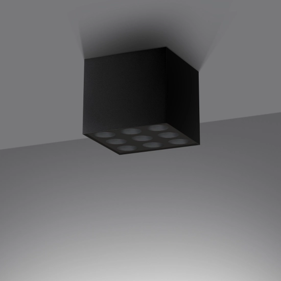 Plafon OZZY czarny LED SL.1211 SOLLUX LIGHTING