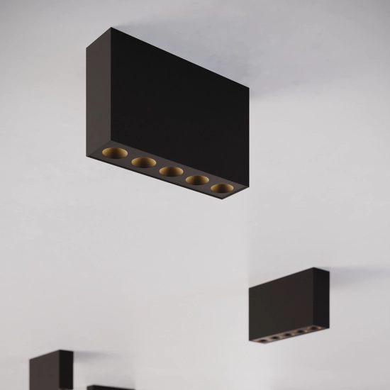 Plafon SOLE czarny LED SL.1212 SOLLUX LIGHTING