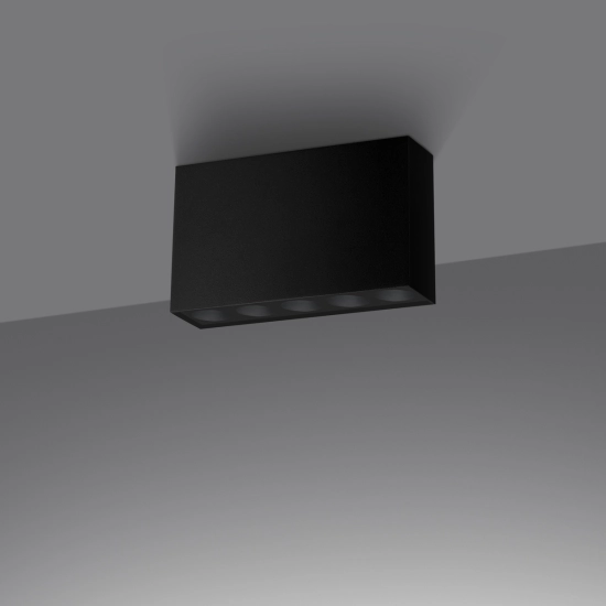 Plafon SOLE czarny LED SL.1212 SOLLUX LIGHTING
