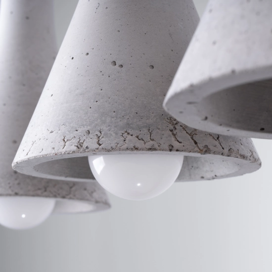 Lampa wisząca REA 3L beton SL.1225 SOLLUX LIGHTING