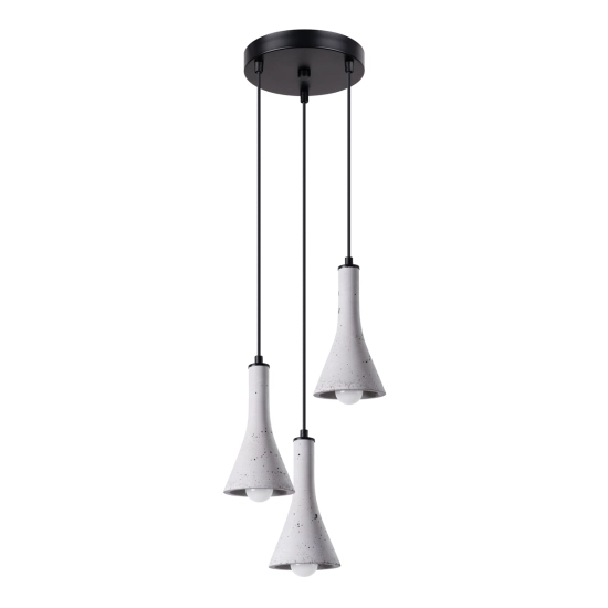 Lampa wisząca REA 3P beton SL.1226 SOLLUX LIGHTING