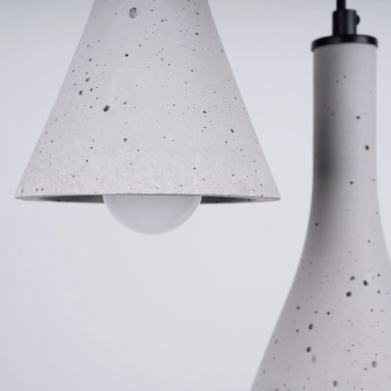 Lampa wisząca REA 3P beton SL.1226 SOLLUX LIGHTING