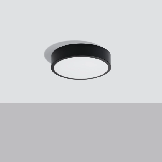 Plafon ONYX 30 czarny LED 3000K SL.1242 SOLLUX LIGHTING
