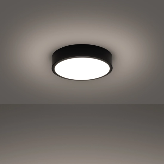 Plafon ONYX 30 czarny LED 3000K SL.1242 SOLLUX LIGHTING