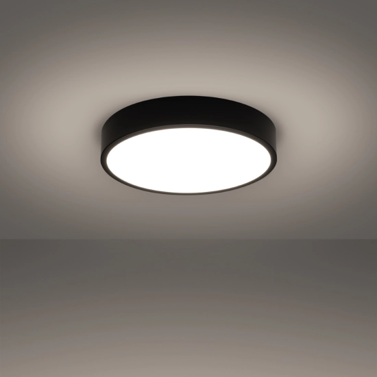 Plafon ONYX 40 czarny LED 3000K SL.1244 SOLLUX LIGHTING