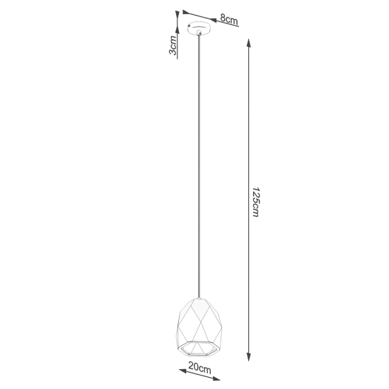 Lampa wisząca ceramiczna MINT SL.1251 SOLLUX LIGHTING