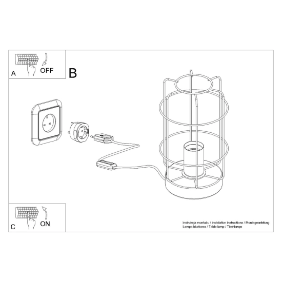 Lampa biurkowa GOTTO SL.1265 SOLLUX LIGHTING