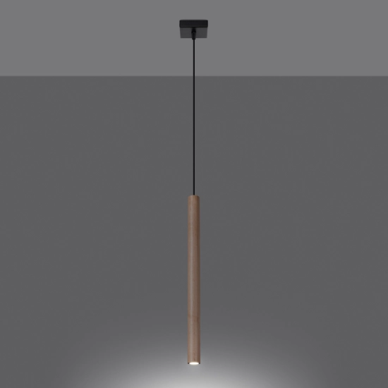Lampa wisząca PASTELO 1 drewno SL.1266 SOLLUX LIGHTING