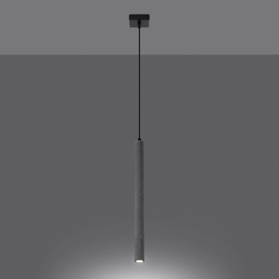 Lampa wisząca PASTELO 1 beton SL.1271 SOLLUX LIGHTING