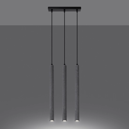Lampa wisząca PASTELO 3L beton SL.1272 SOLLUX LIGHTING