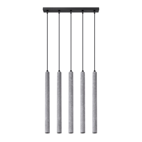 Lampa wisząca PASTELO 5L beton SL.1274 SOLLUX LIGHTING