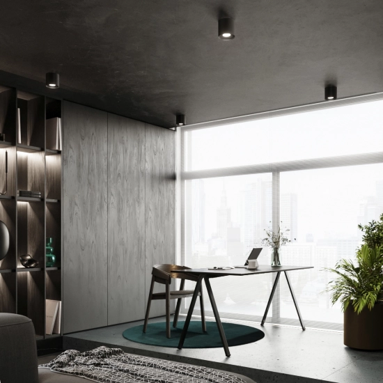 Plafon MIKA czarny SL.1281 SOLLUX LIGHTING