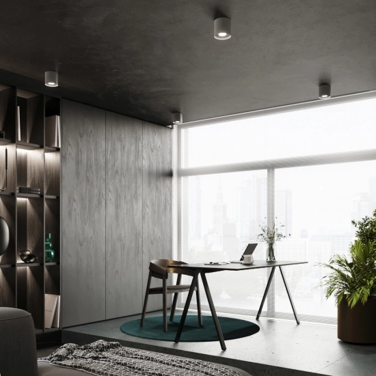 Plafon MIKA szary SL.1282 SOLLUX LIGHTING