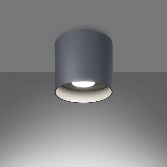 Plafon MIKA szary SL.1282 SOLLUX LIGHTING