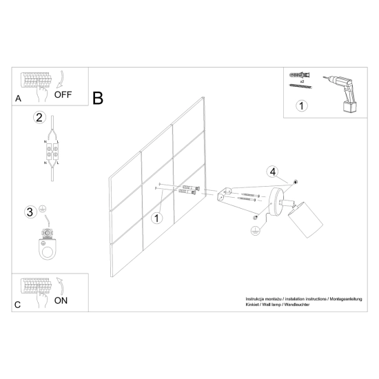 Kinkiet VERDO biały SL.1285 SOLLUX LIGHTING