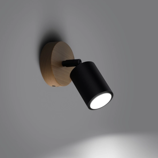 Kinkiet VERDO czarny SL.1290 SOLLUX LIGHTING