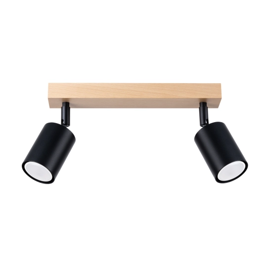 Plafon VERDO 2 czarny SL.1291 SOLLUX LIGHTING