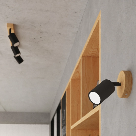 Plafon VERDO 2 czarny SL.1291 SOLLUX LIGHTING