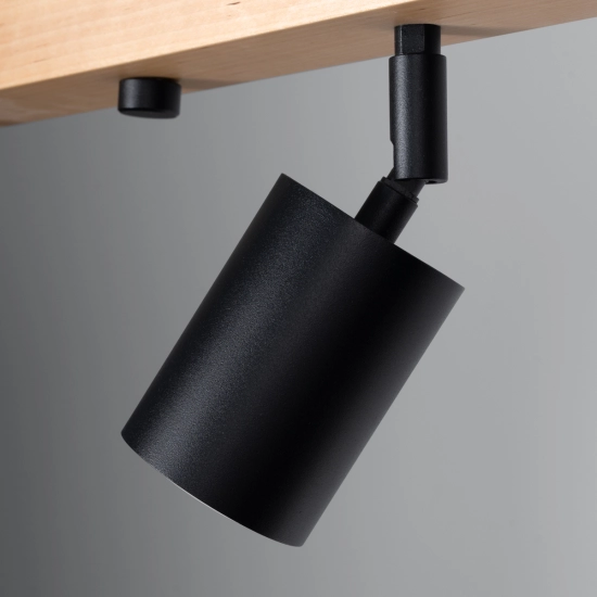 Plafon VERDO 4 czarny SL.1294 SOLLUX LIGHTING
